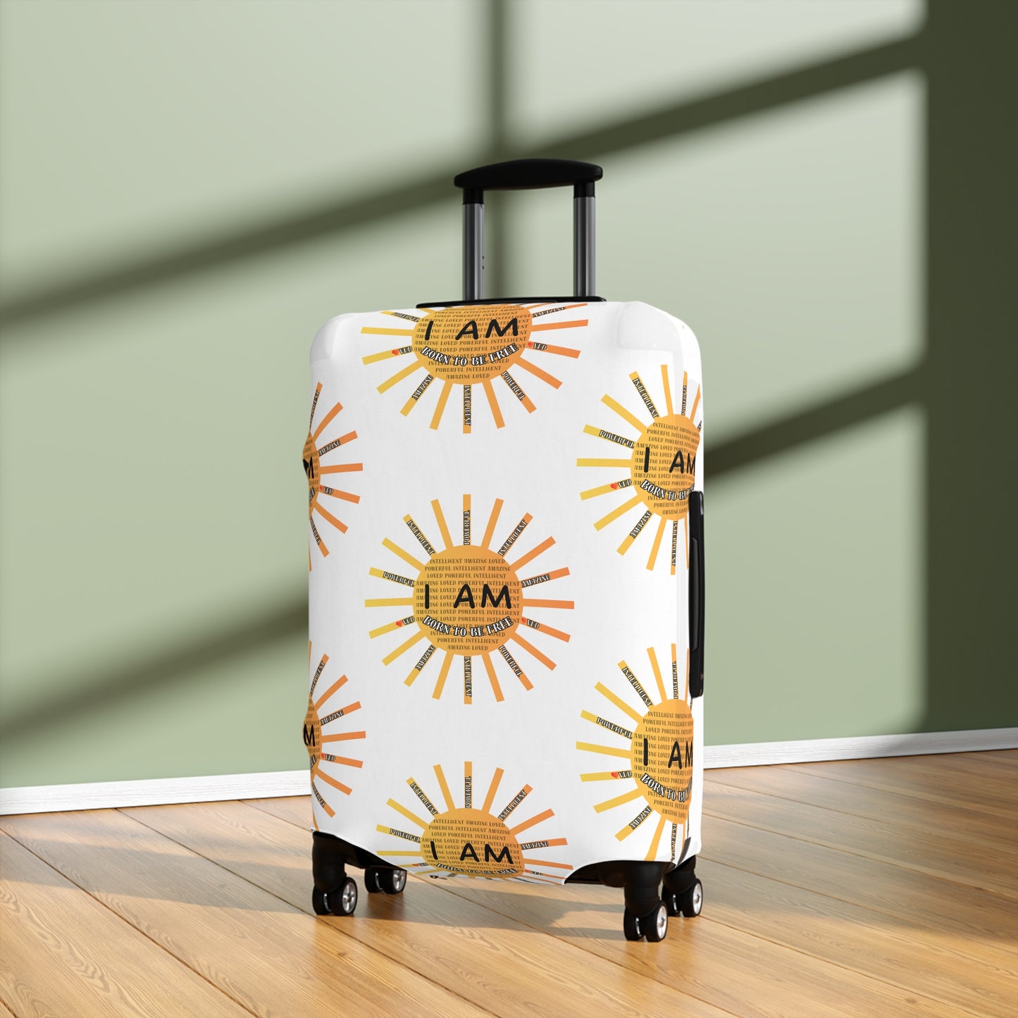I Am Born to Be Free Luggage Cover