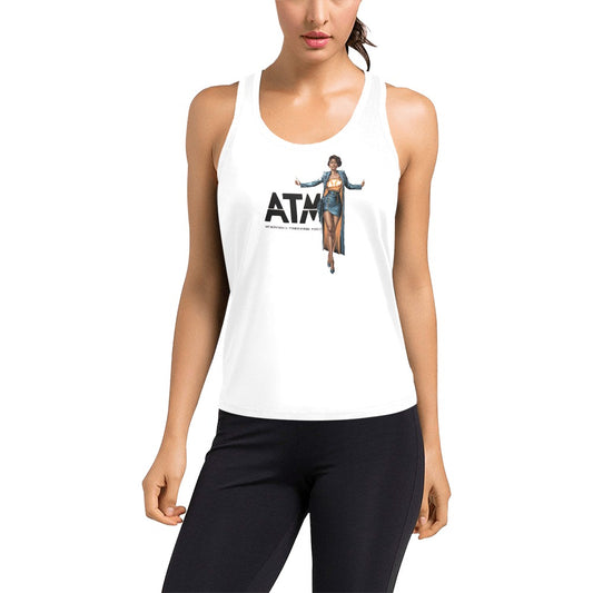 Authentically Transforming Myself Confidant Woman Women's Racerback Tank Top