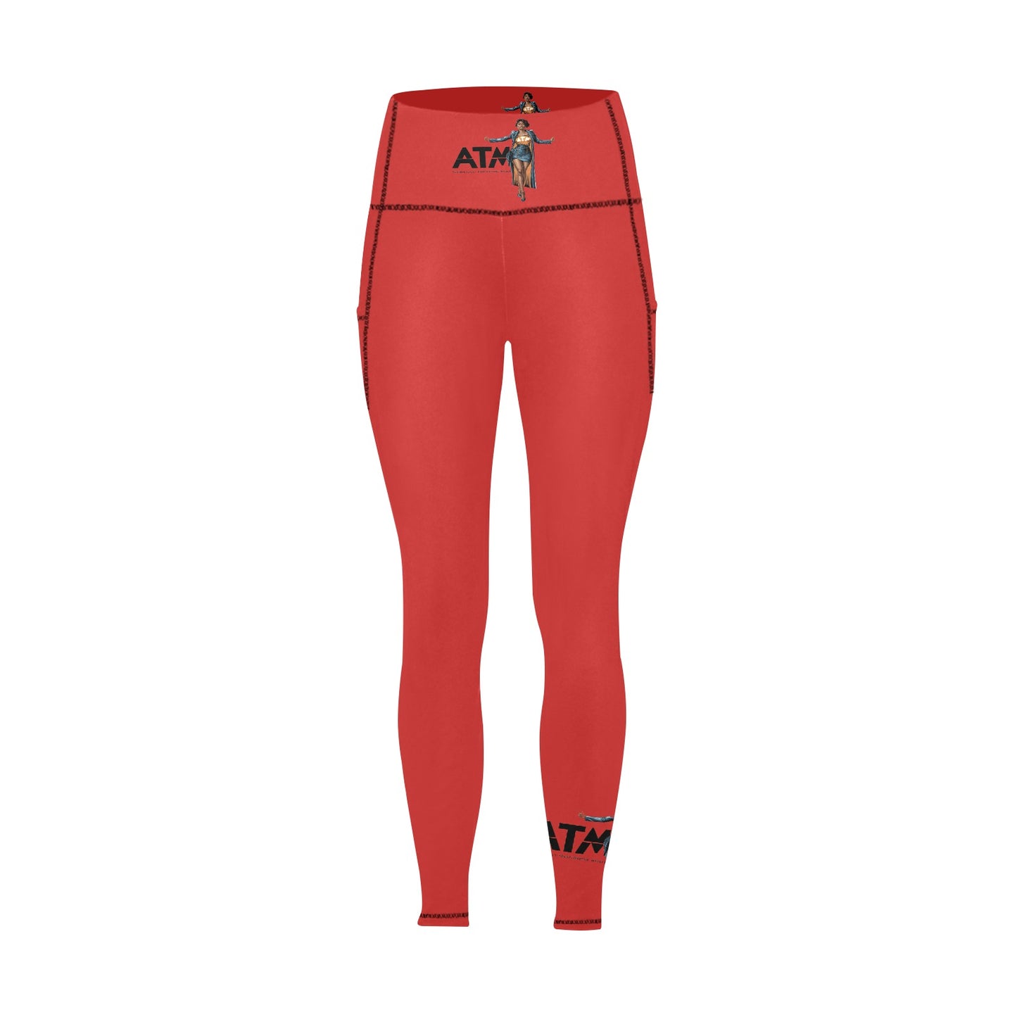 Authentically Transforming Myself Confidant Woman Leggings with Pockets