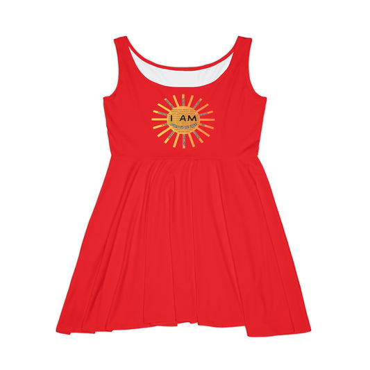 I Am Born to Be Free Women's Skater Dress