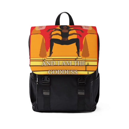 My Body Is My Temple  Unisex Casual Shoulder Backpack