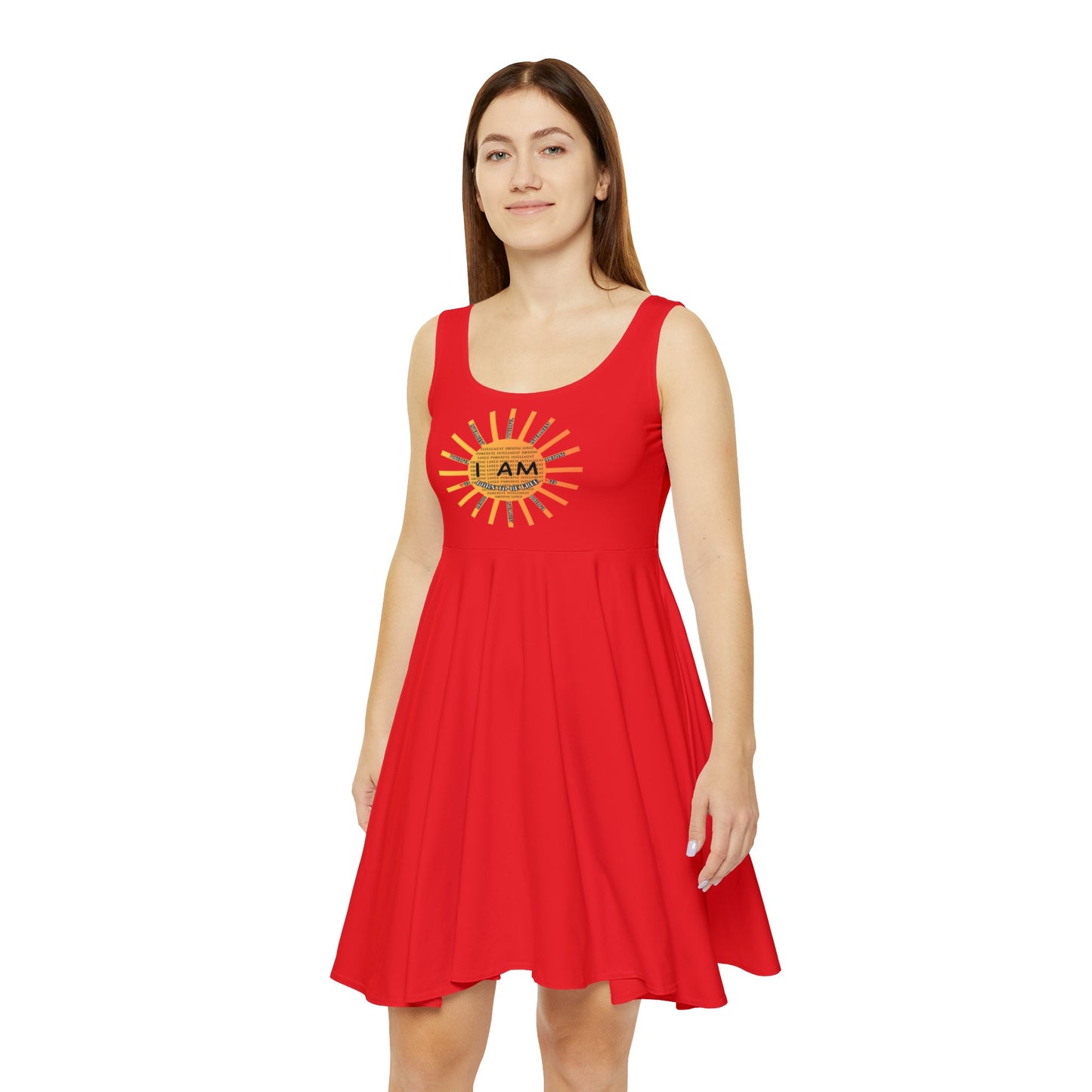 I Am Born to Be Free Women's Skater Dress