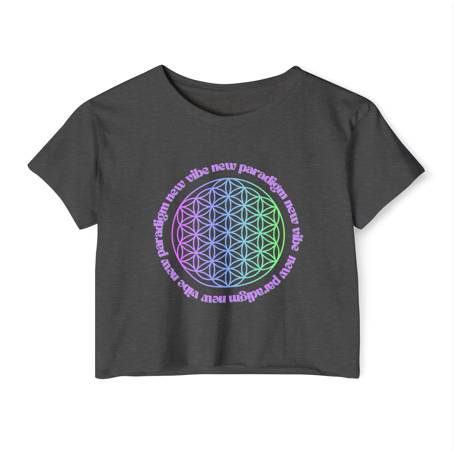 New Vibe New Paradigm Women's Festival Crop Top