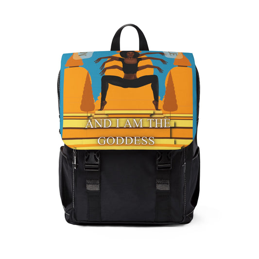 My Body Is My Temple Unisex Casual Shoulder Backpack