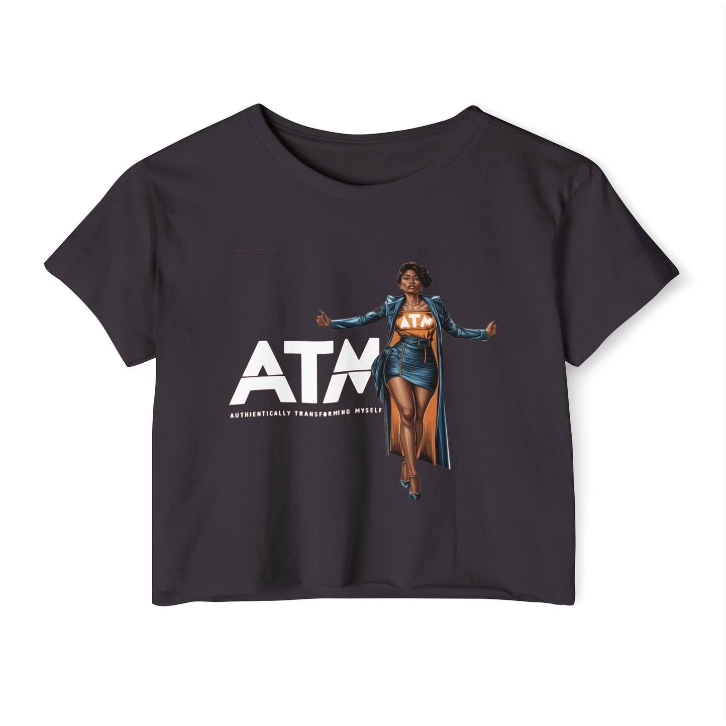 Authentically Transforming Myself  Confidant Woman Women's Festival Crop Top