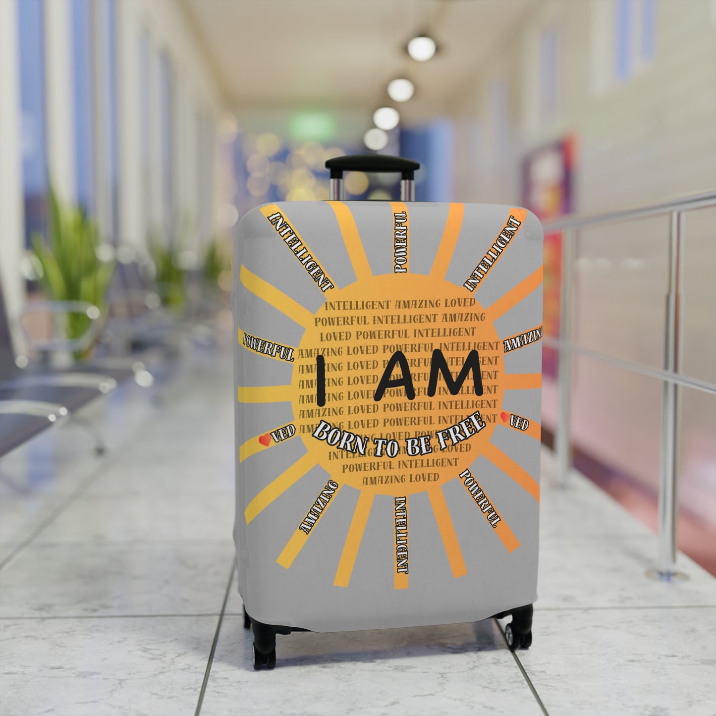 I Am Born to Be Free  Luggage Cover