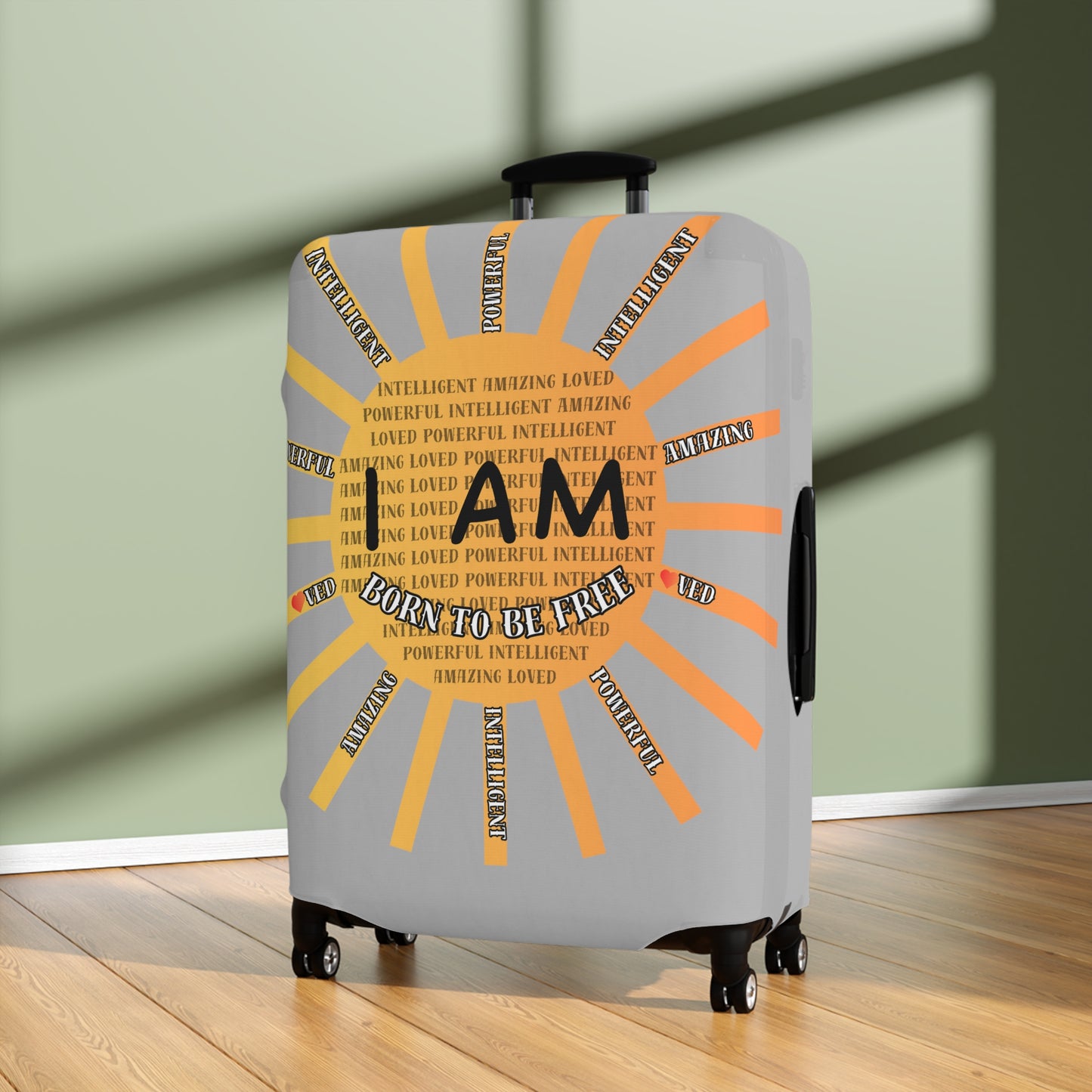 I Am Born to Be Free  Luggage Cover