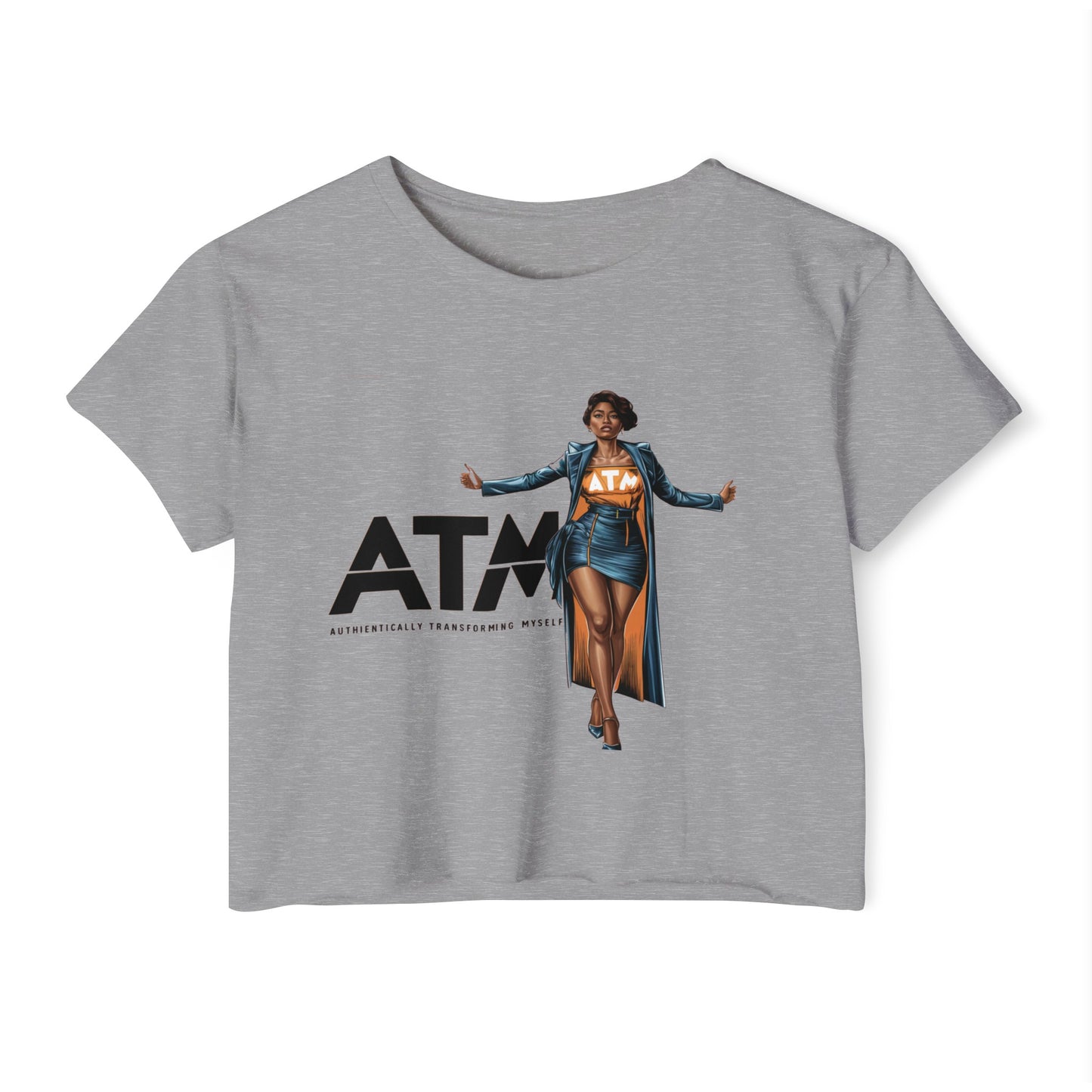 Authentically Transforming Myself  Confidant Woman Women's Festival Crop Top