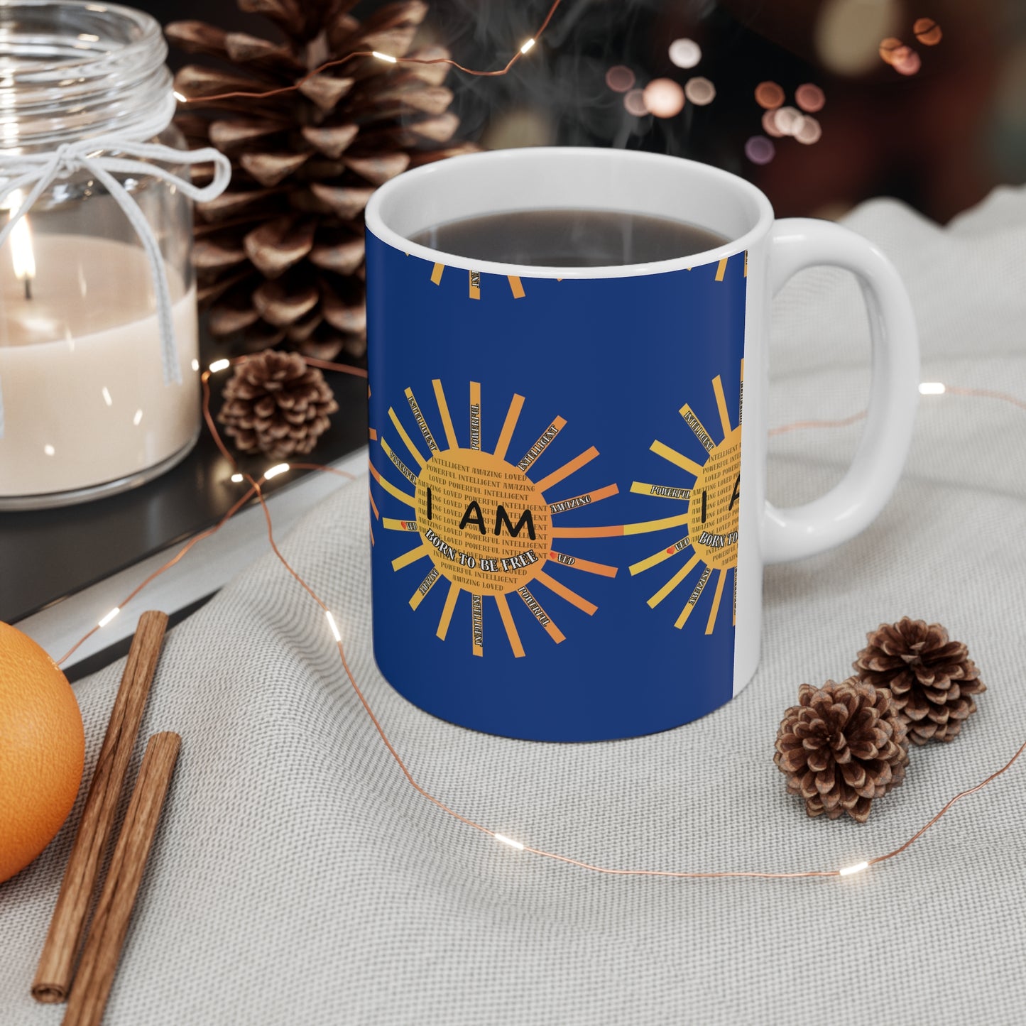 I Am Born to Be Free  Ceramic Mug 11oz