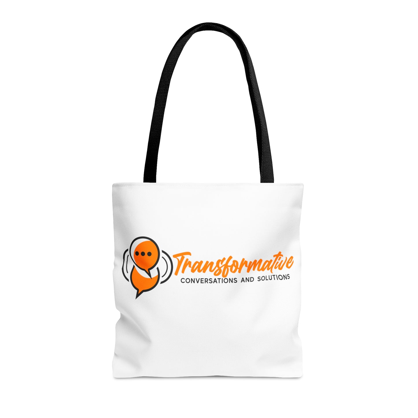 Transformative Conversations and Solutions AOP Tote Bag