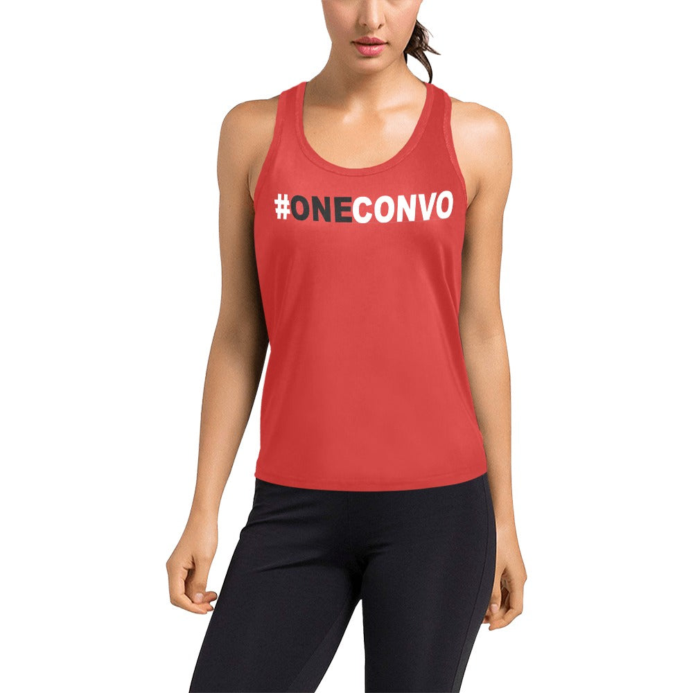 #OneConvo Women's Racerback Tank Top