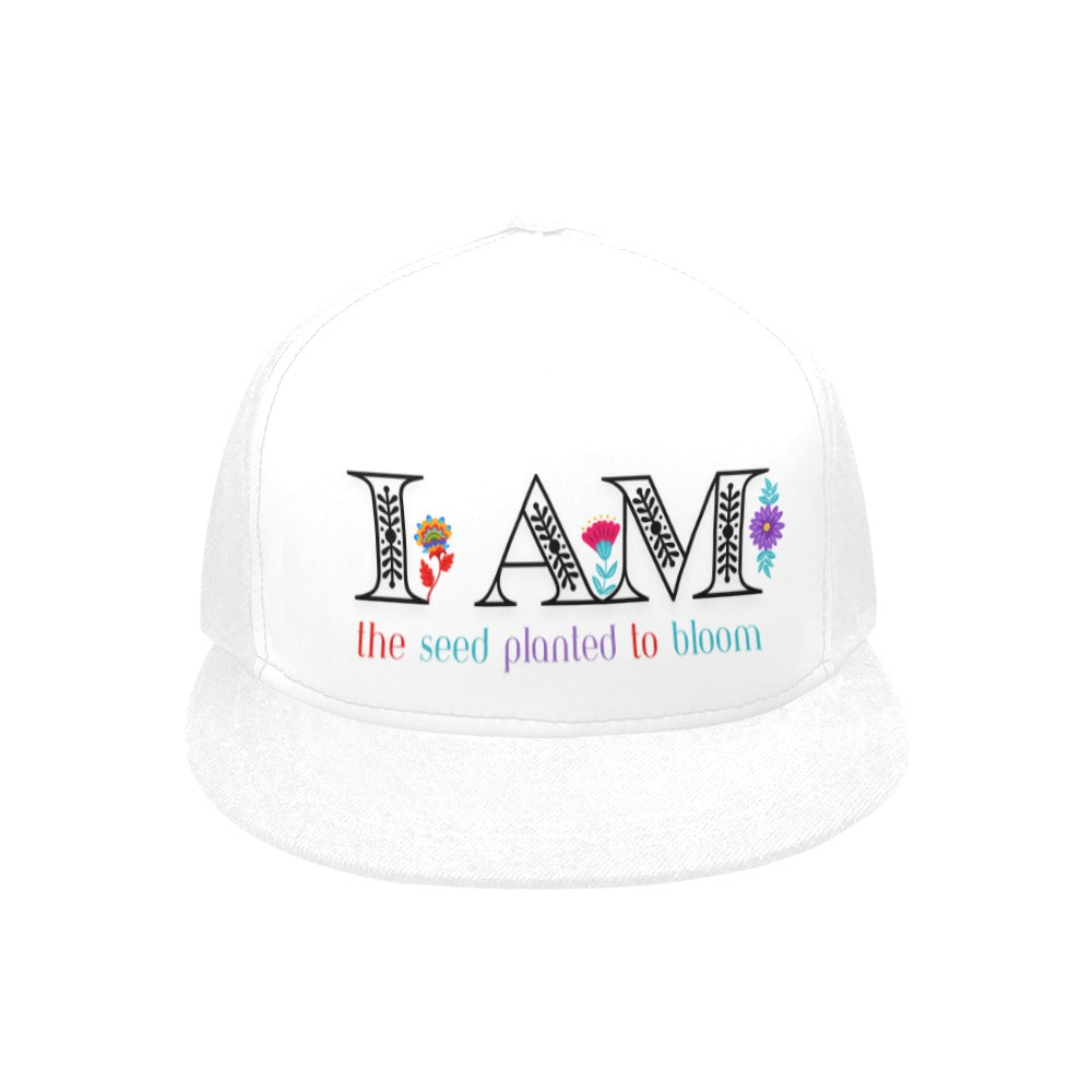 I Am The Seed Planted to Bloom Snapback Hat