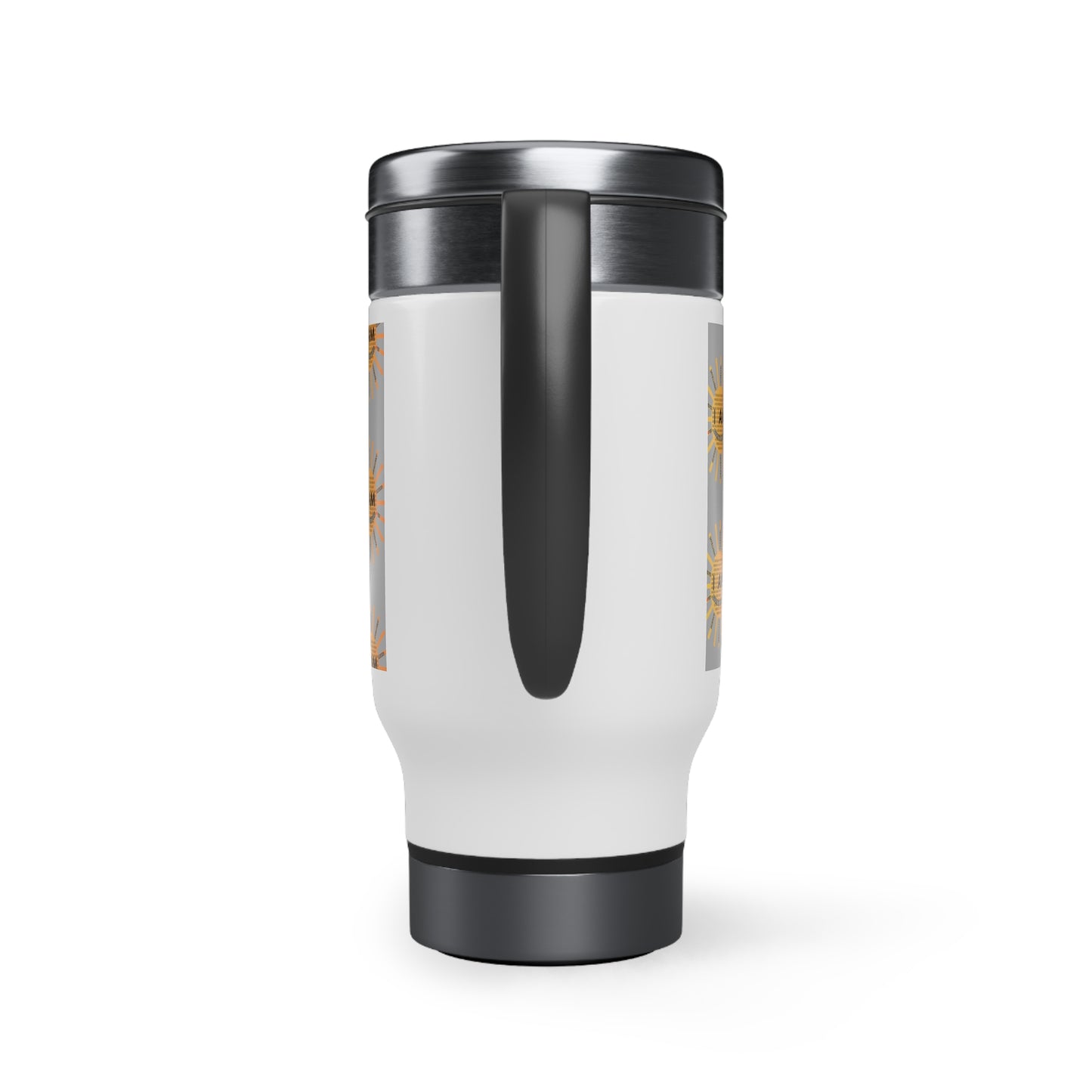 I Am Born to Be Free Stainless Steel Travel Mug with Handle, 14oz