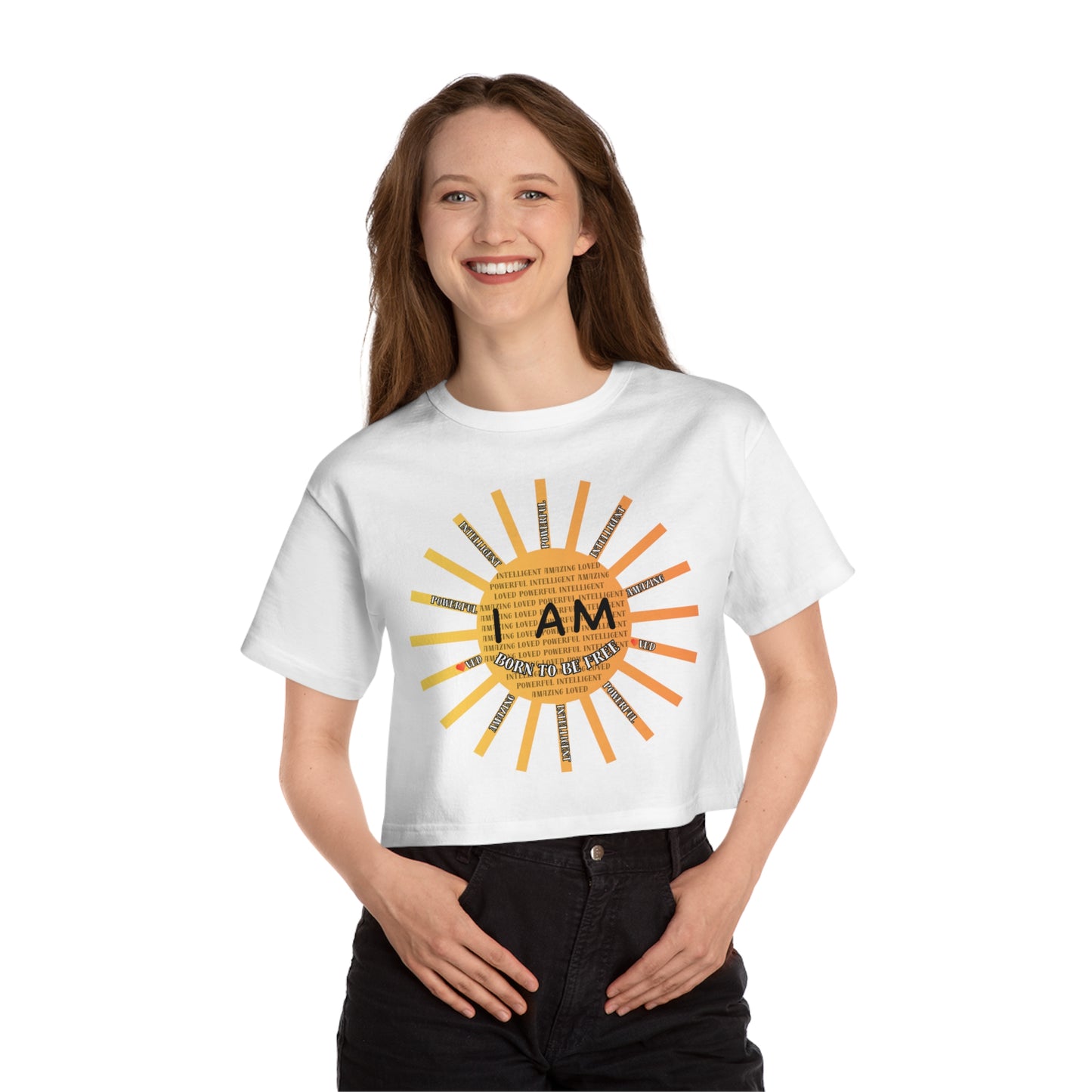 I AM Champion Women's Heritage Cropped T-Shirt