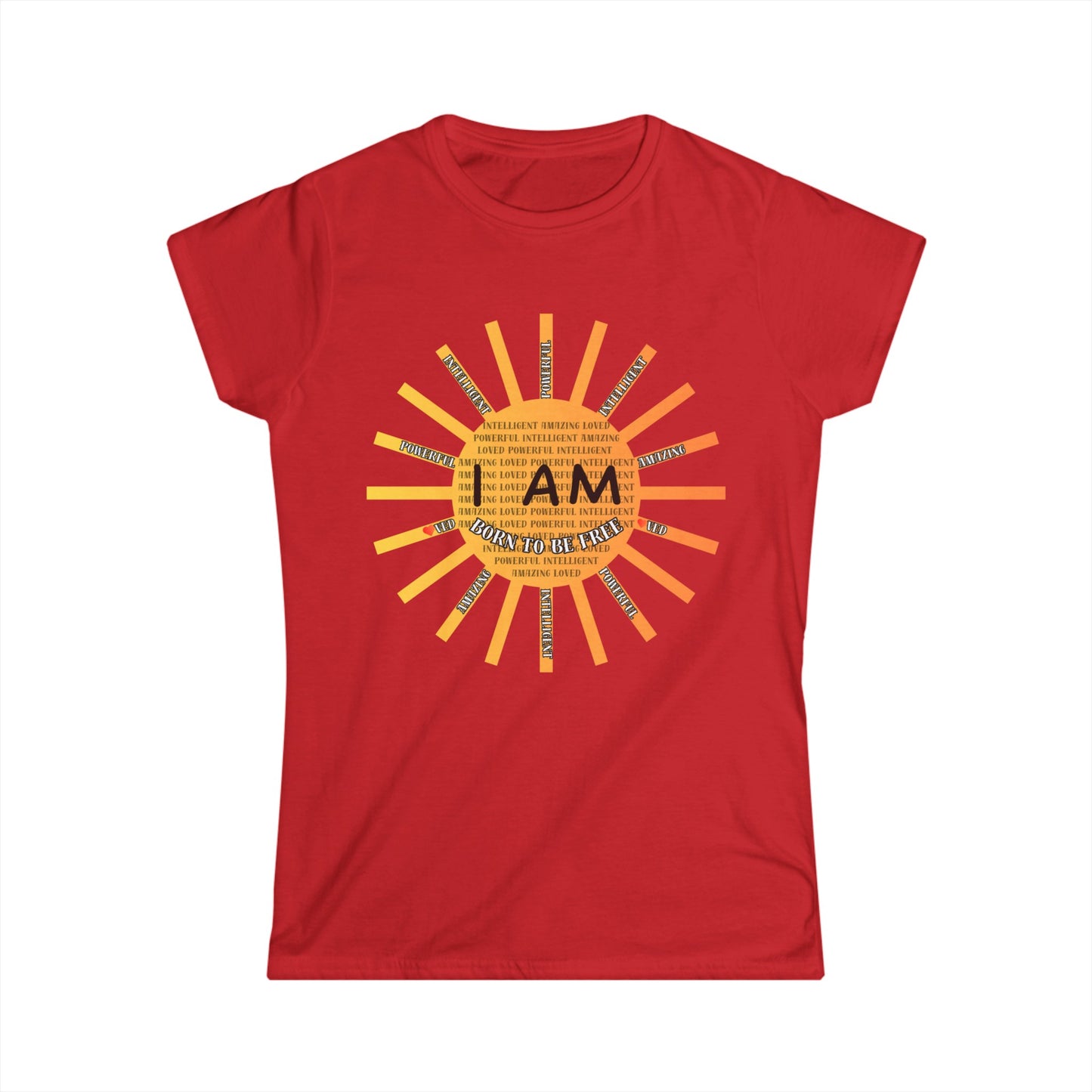 I Am Born to Be Free Women's Softstyle Tee