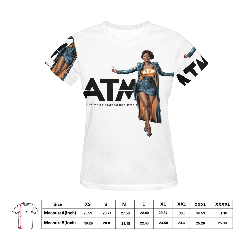 Authentically Transforming Myself Confidant Woman Women's T-shirt