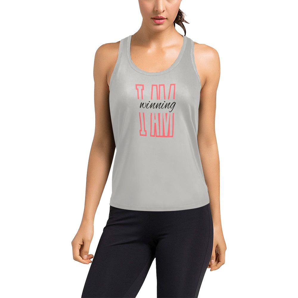 I AM WInning Women's Racerback Tank Top