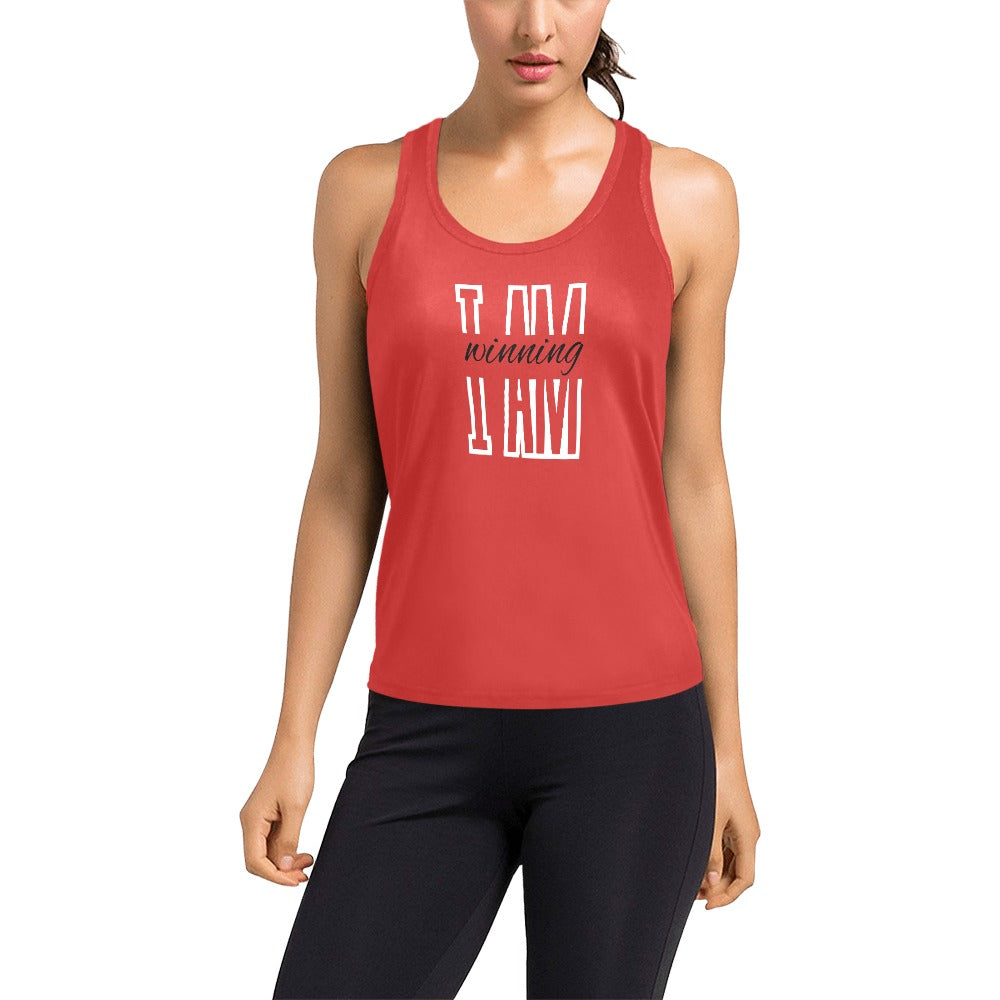 I AM WInning Women's Racerback Tank Top