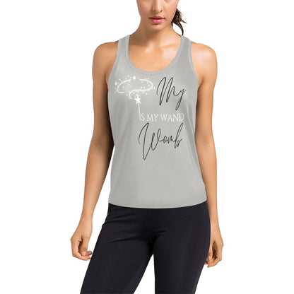 My Womb Is My Wand Women's Racerback Tank Top