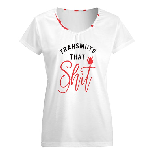 Transmute That Sh*t V-neck short sleeve T-shirt