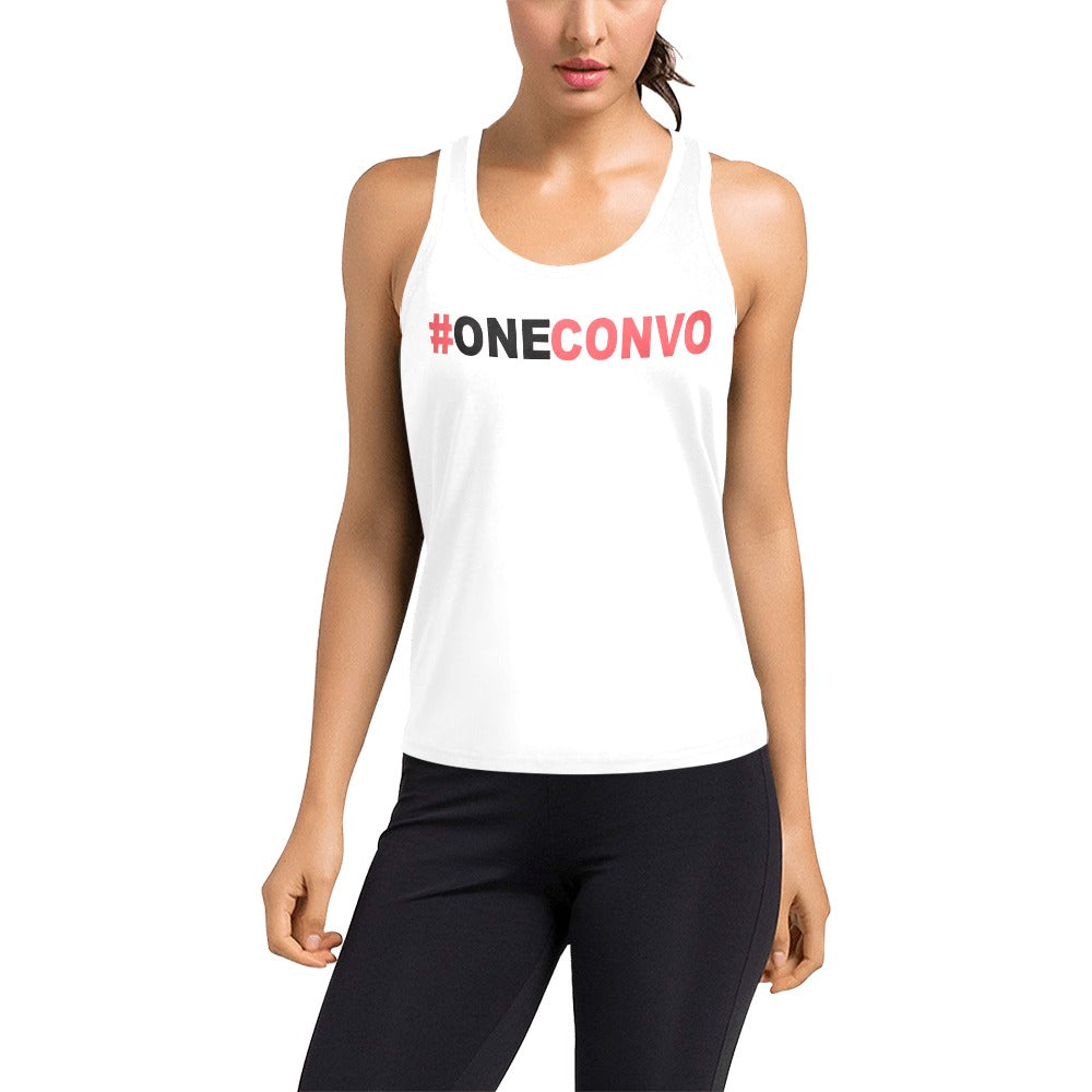 #OneConvo Women's Racerback Tank Top