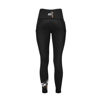 Authentically Transforming Myself Confidant Woman Leggings with Pockets