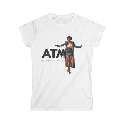 Authentically Transforming Myself Confidant Woman Women's Softstyle Tee