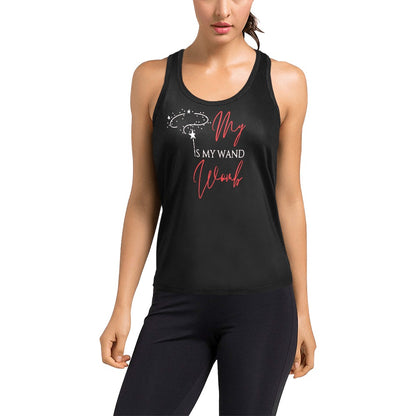 My Womb Is My Wand Women's Racerback Tank Top