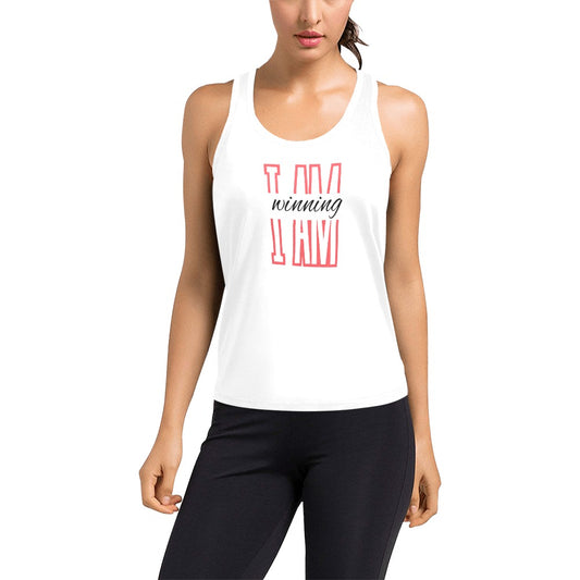 I AM WInning Women's Racerback Tank Top