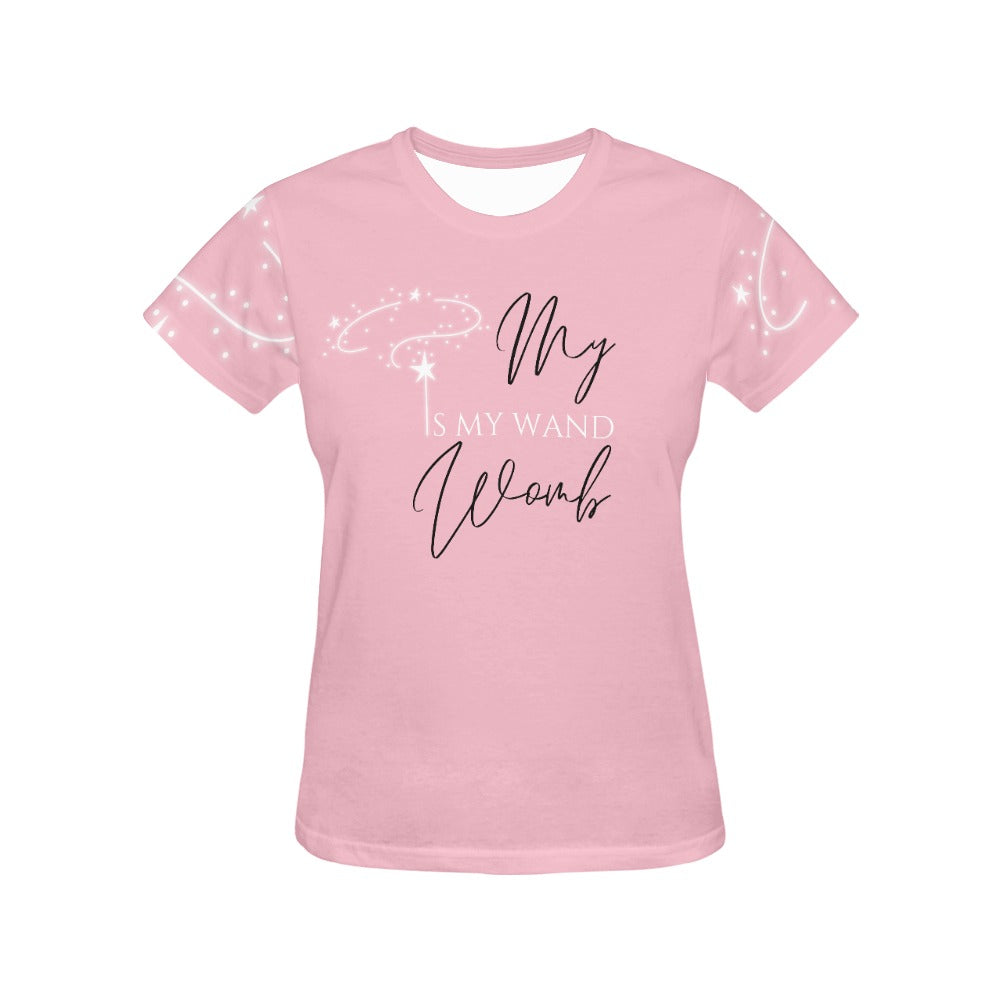 My Womb Is My Wand Women's Print T-shirt