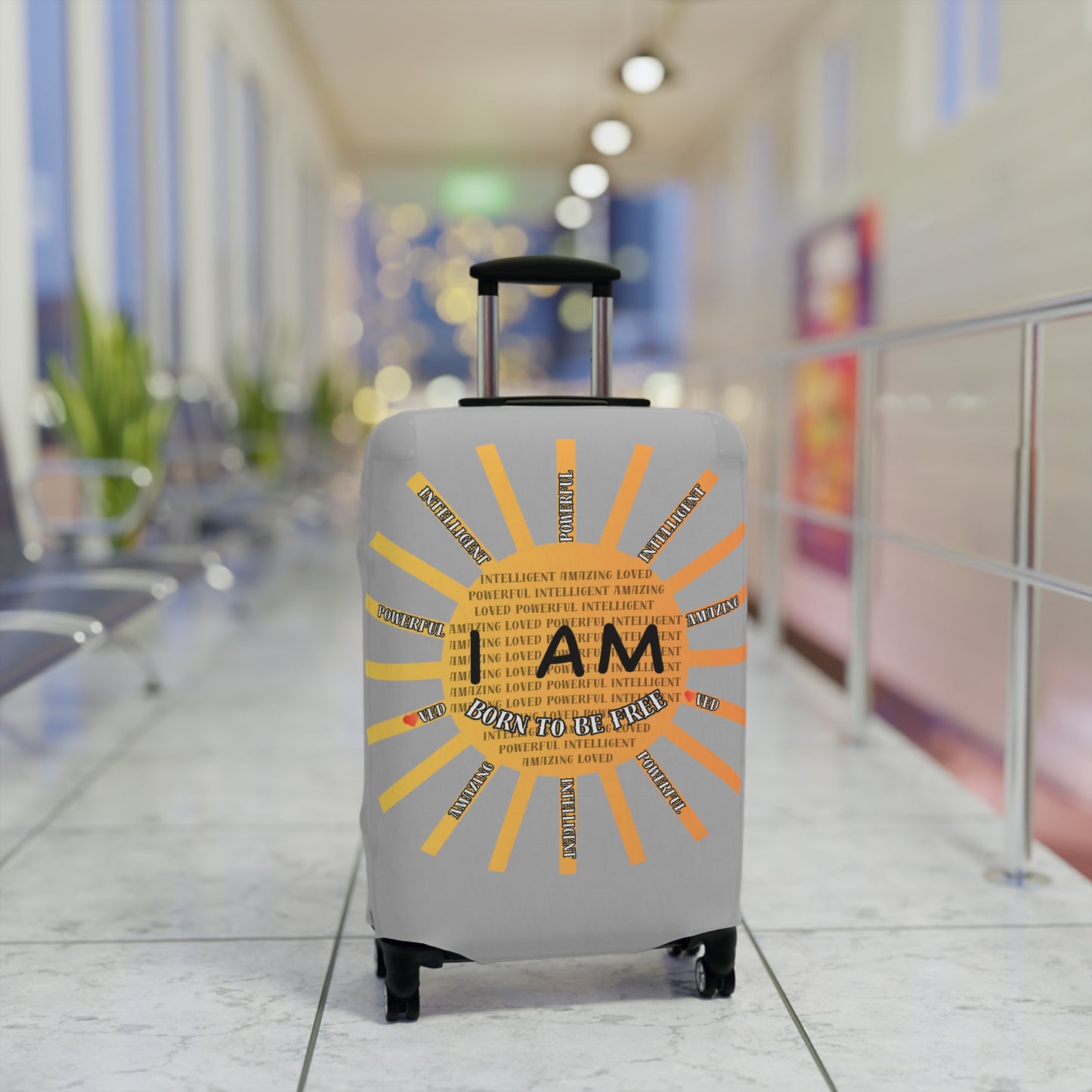 I Am Born to Be Free  Luggage Cover