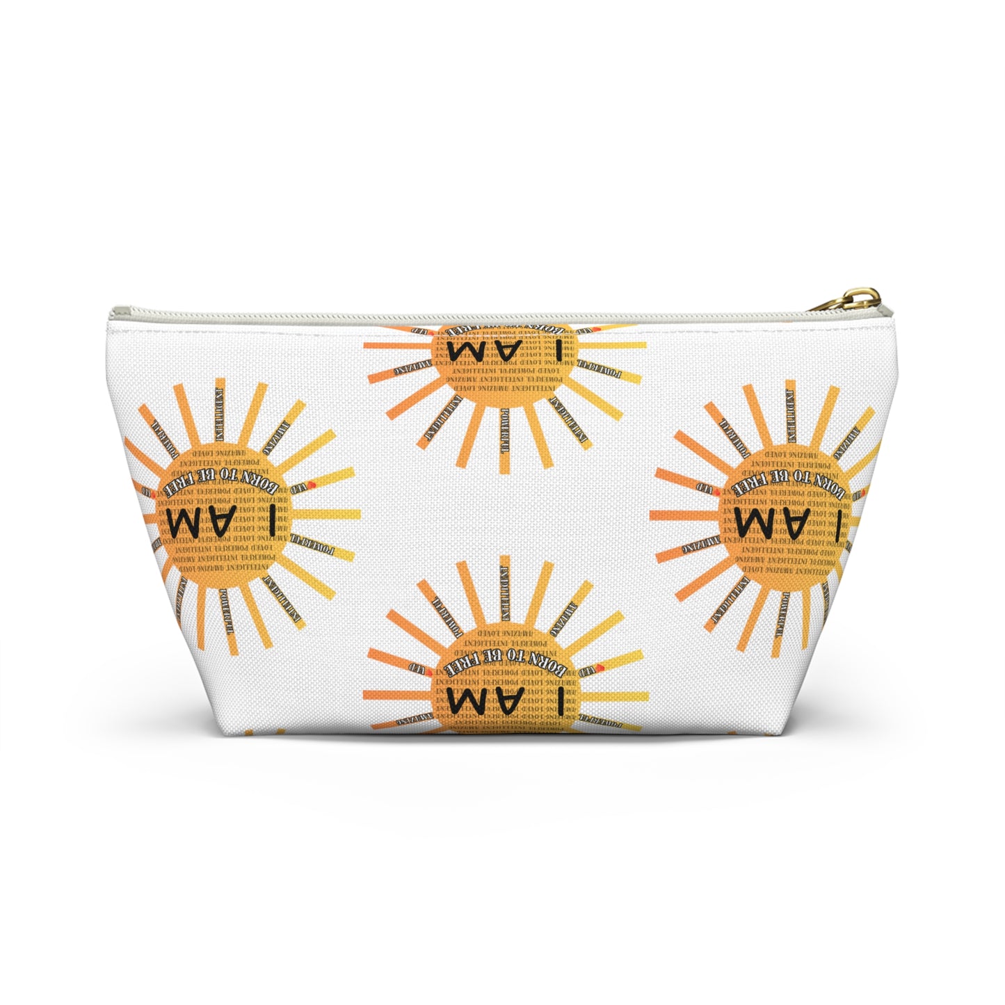 I Am Born to Be Free Accessory Pouch w T-bottom