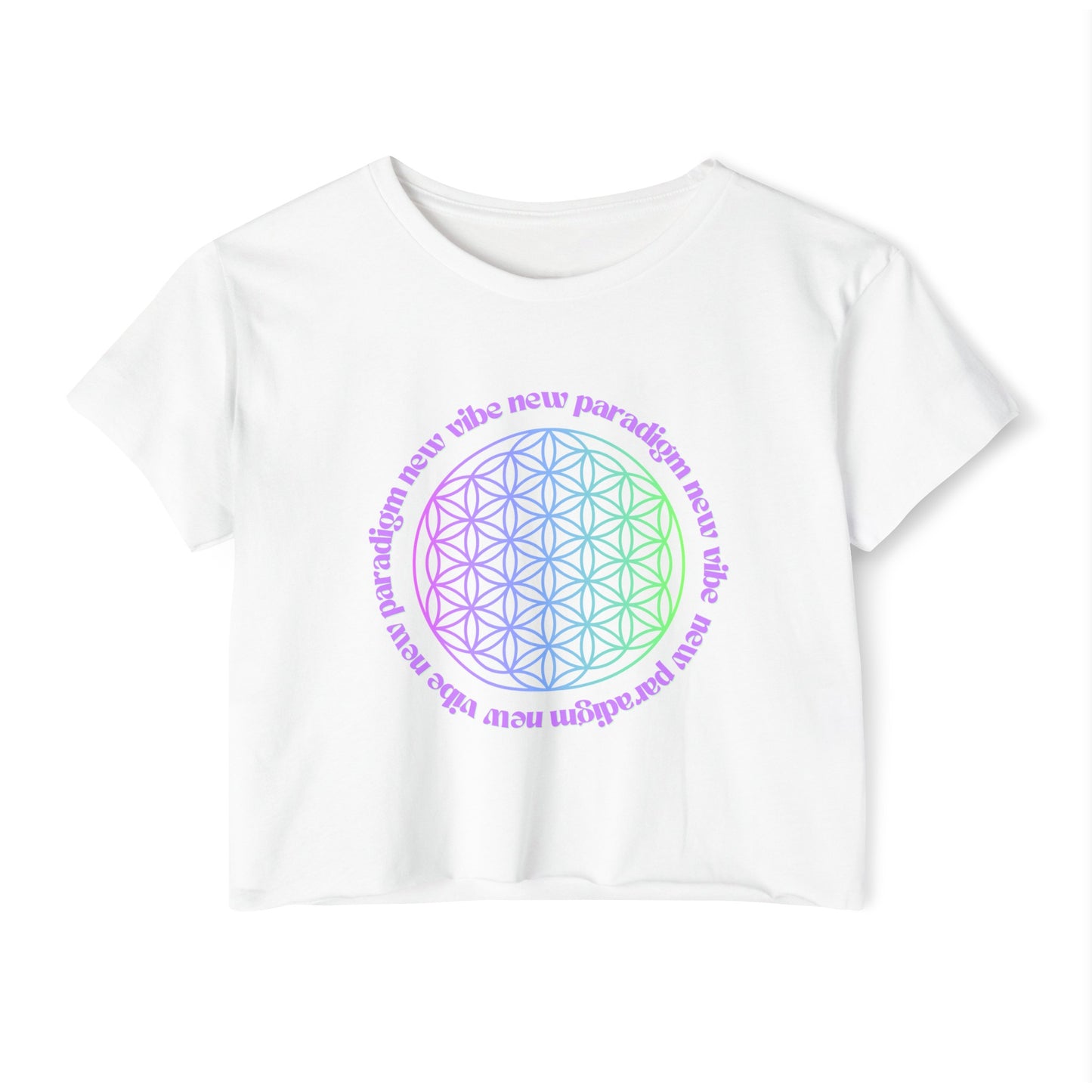 New Vibe New Paradigm Women's Festival Crop Top