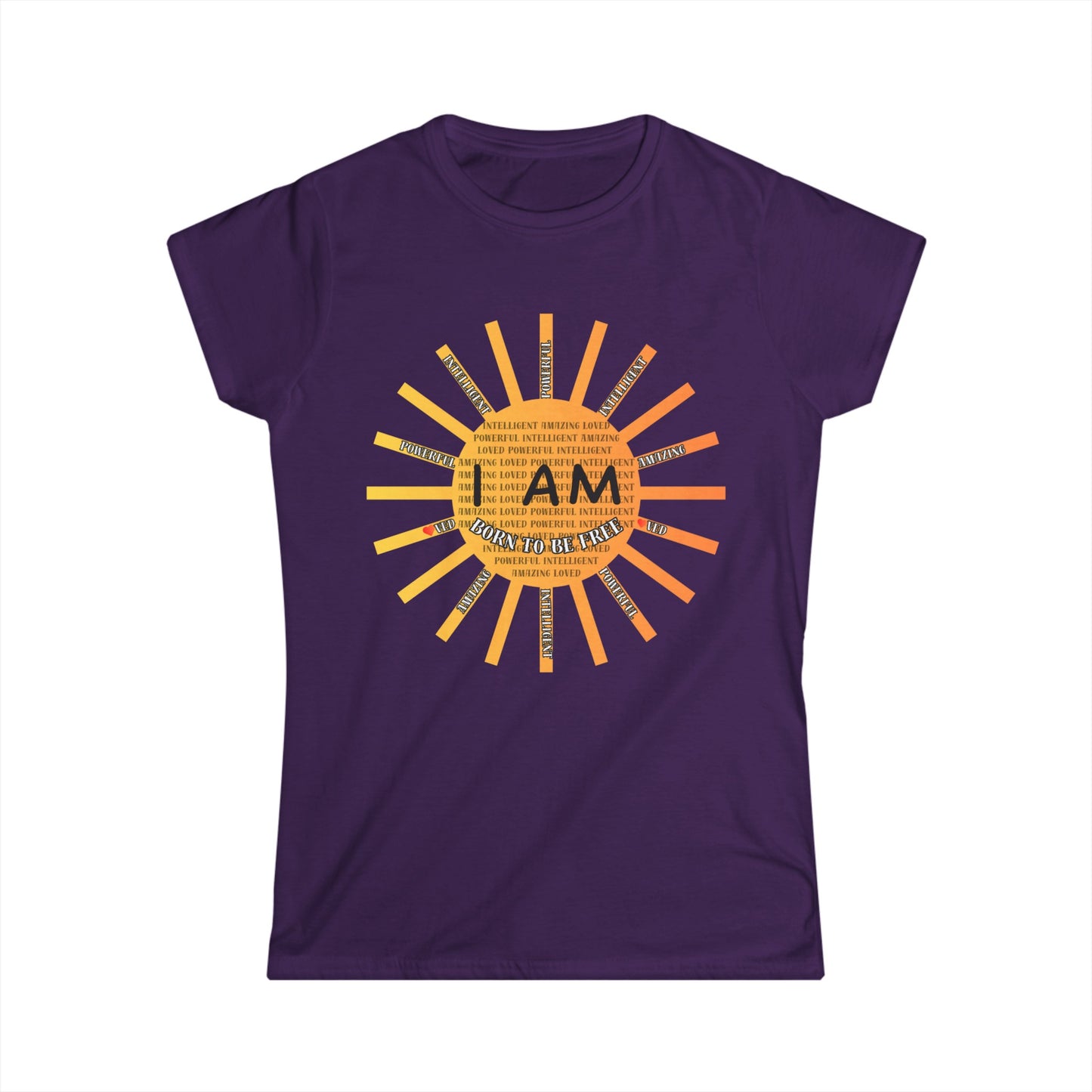 I Am Born to Be Free Women's Softstyle Tee