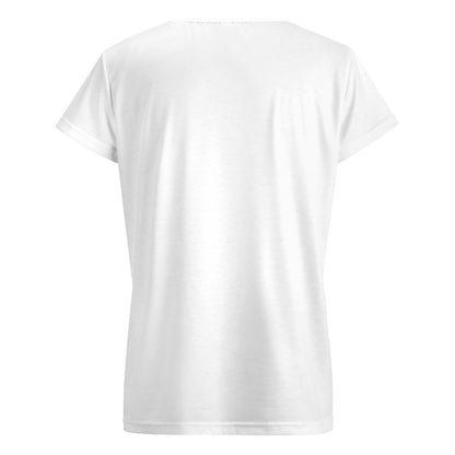 Authentically Transforming Myself Confidant Woman V-neck short sleeve T-shirt