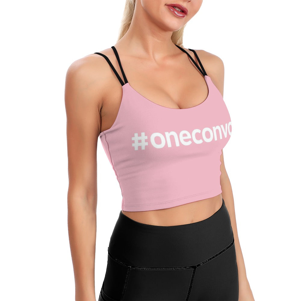 #OneConvo Cute Cropped Yoga Tops for Women