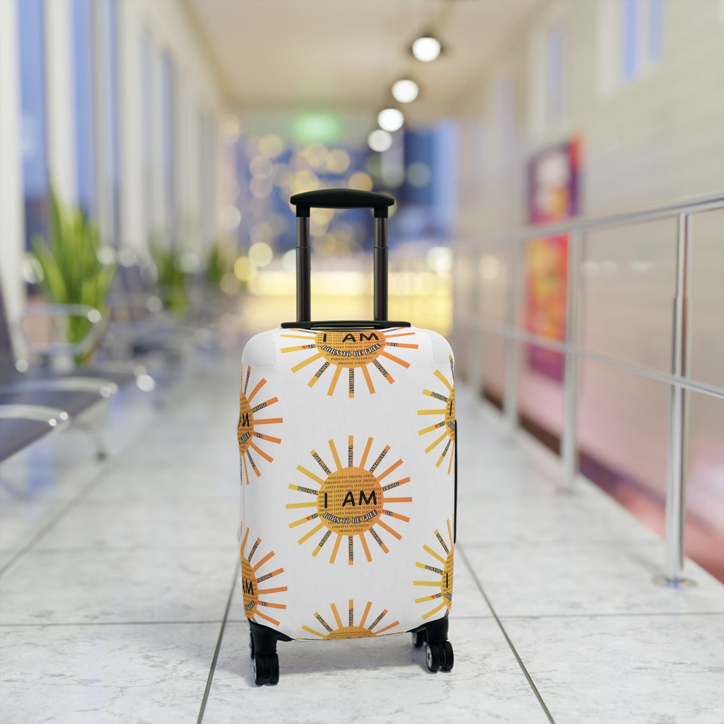 I Am Born to Be Free  Luggage Cover