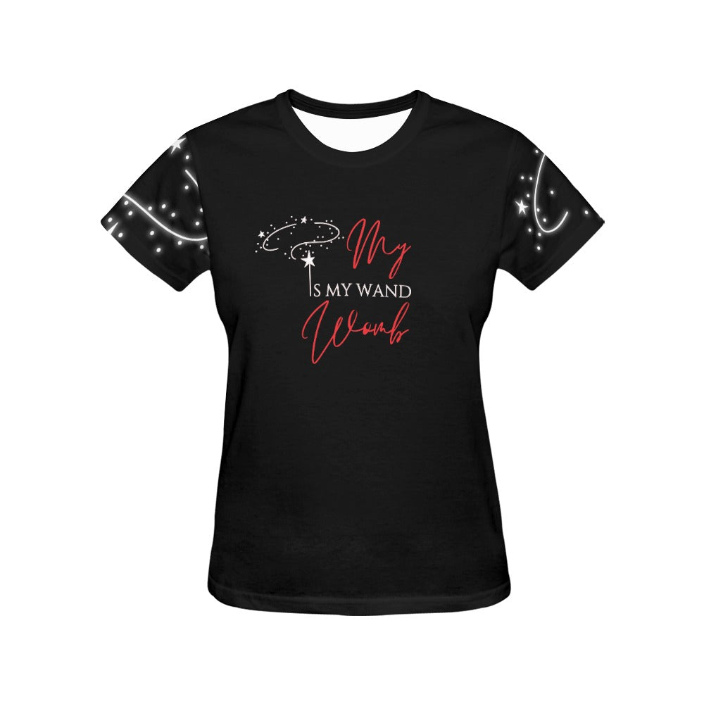 My Womb Is My Wand Women's Print T-shirt