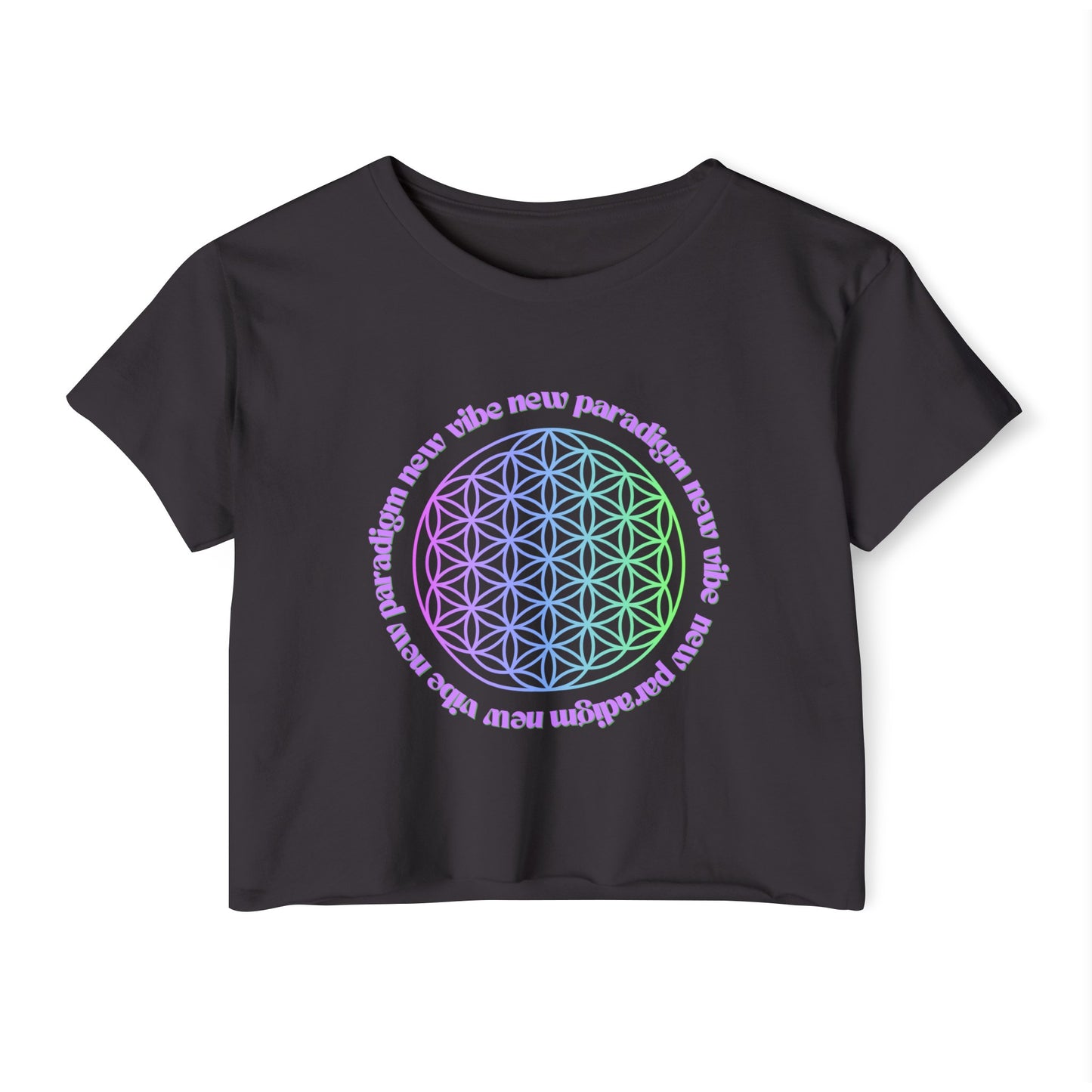 New Vibe New Paradigm Women's Festival Crop Top