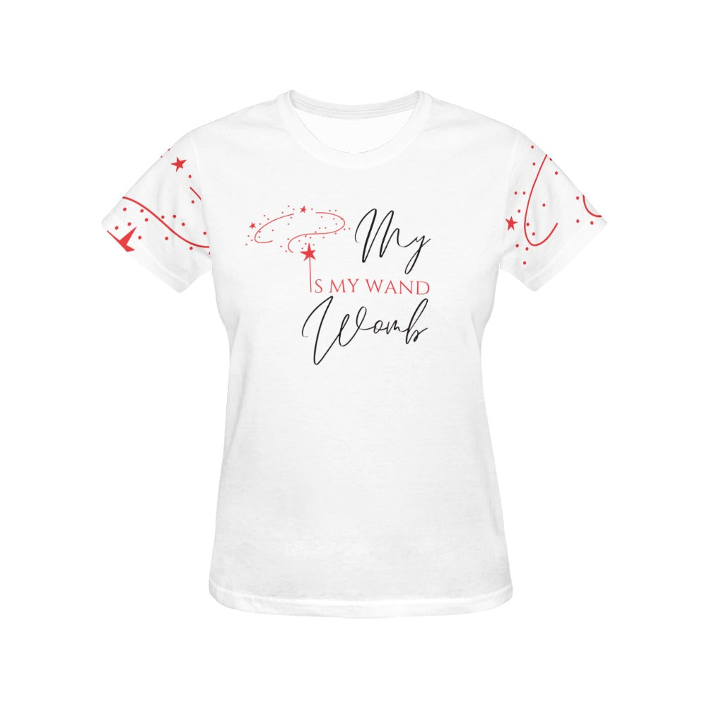 My Womb Is My Wand Women's Print T-shirt