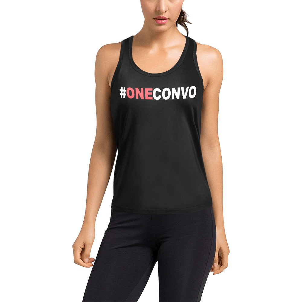 #OneConvo Women's Racerback Tank Top