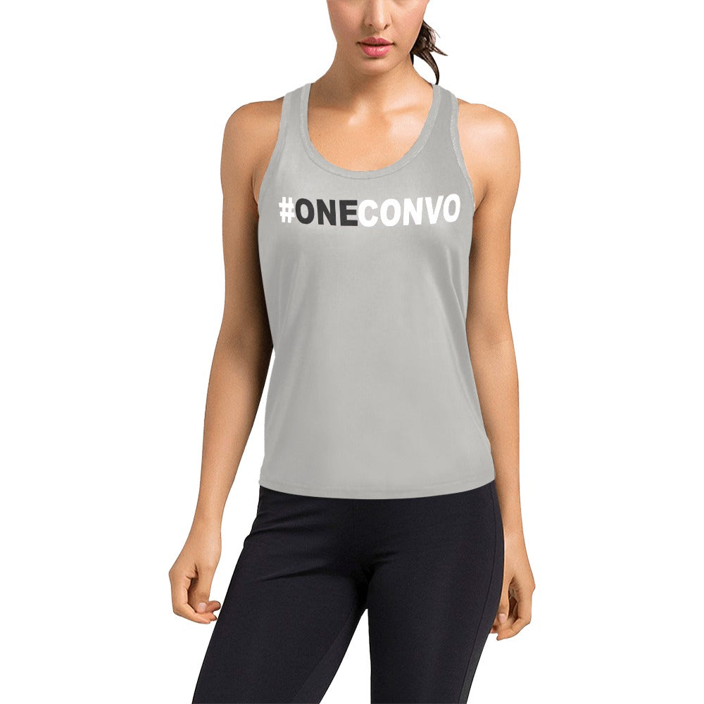 #OneConvo Women's Racerback Tank Top