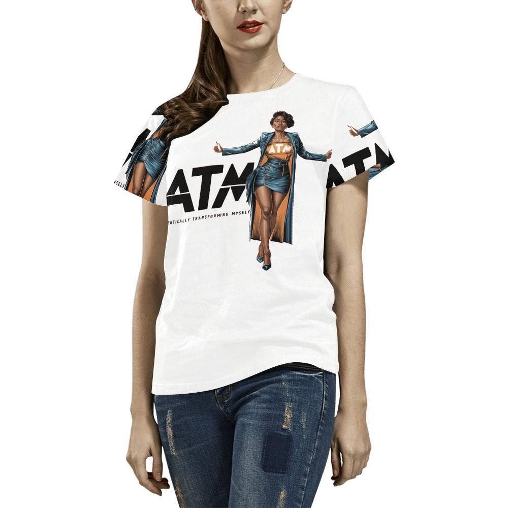 Authentically Transforming Myself Confidant Woman Women's T-shirt