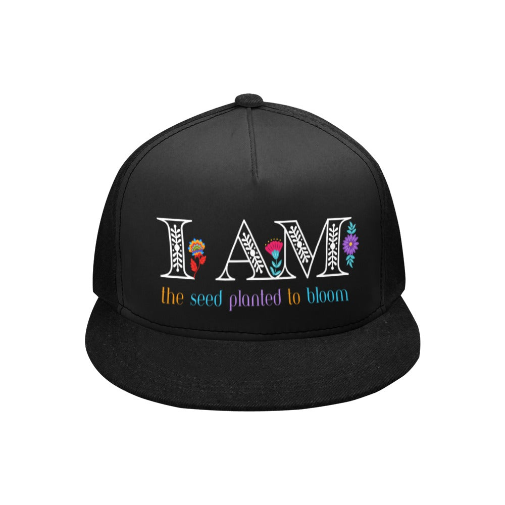 I Am The Seed Planted to Bloom Snapback Hat