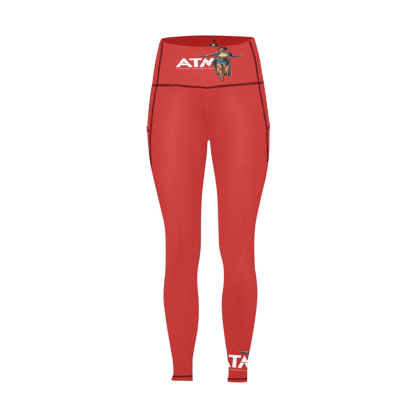 Authentically Transforming Myself Confidant Woman Leggings with Pockets