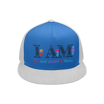 I Am The Seed Planted to Bloom Snapback Hat